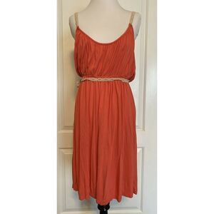 $179 Surtapeau Coral Flowy Tunic Shirt Dress Beach Swimsuit Cover Up Size 8 M